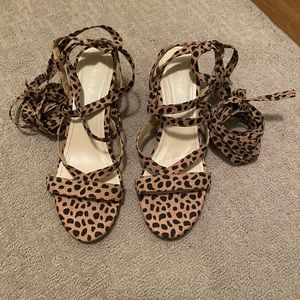 3” block heel strappy sandal heels